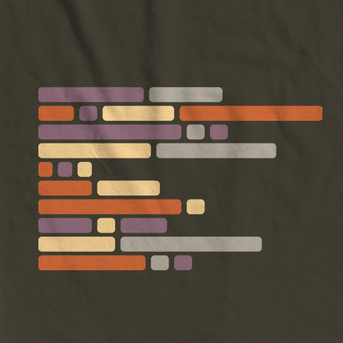 Flat Design Code T-shirt