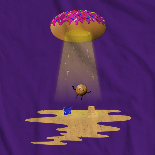 Return to the Mothership Donut UFO t-shirt